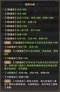  1912yx《九州群将录》武将升星介绍